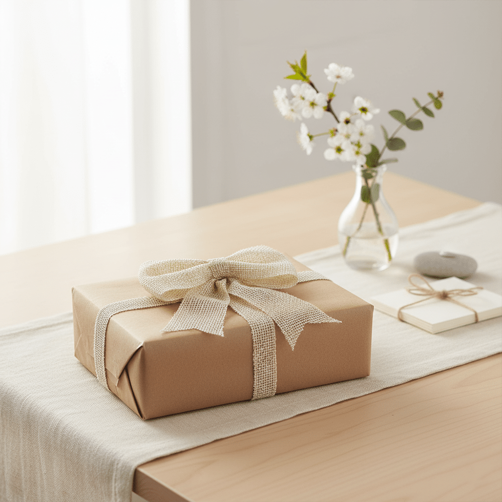 Jute Masche Creme - Dekomasche - Ansicht 3