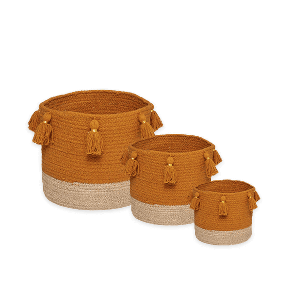 Gypsy-Romance Korb Set Orange
