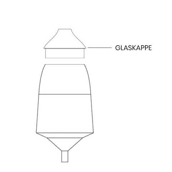 Glaskappe für BO Aromadiffuser