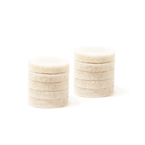Medaillon Duftpads 17mm Elfenbein