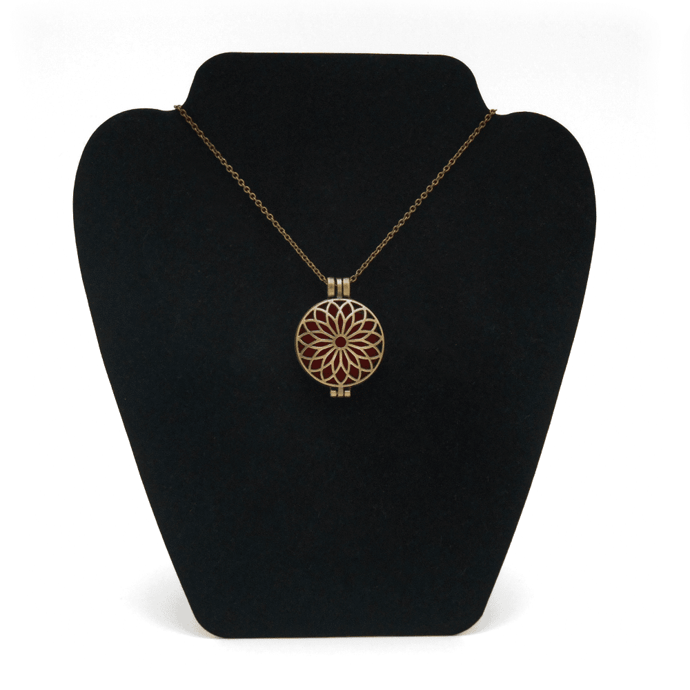 Flora Aroma-Halskette Gold - Diffuser Halskette - Ansicht 3