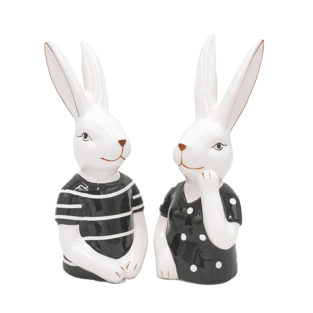 Sugar & Wigglenose Dekohasen - Dekofiguren Set - Ansicht 1