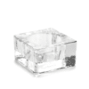 Ice Cube Teelichhalter Glas - Kerzenhalter 3er Set - Ansicht 2