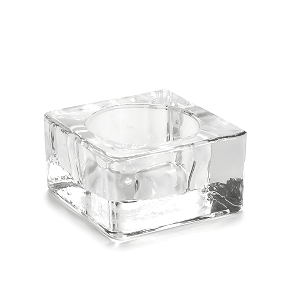 Ice Cube Teelichhalter Glas - Kerzenhalter 3er Set - Ansicht 2