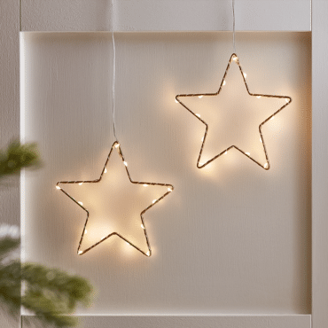 Osby Gold-Star Fensterdeko Set