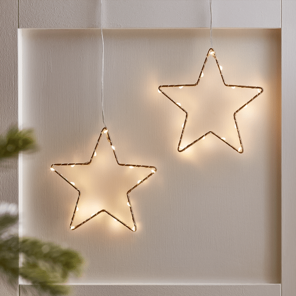 Osby Gold-Star Fensterdeko Set