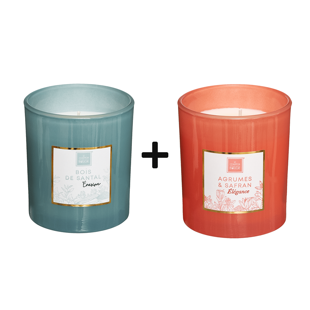 mael_safran_sandelholz Mael Safran Sandelholz Duo - Duftkerzen Set - Ansicht 1