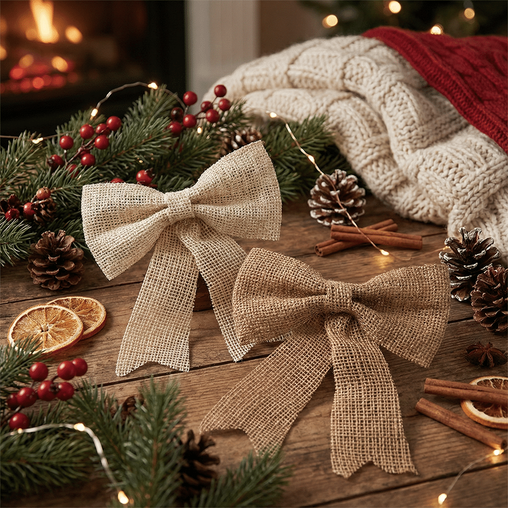 Jute Maschen Duo - Dekomaschen Set - Ansicht 1