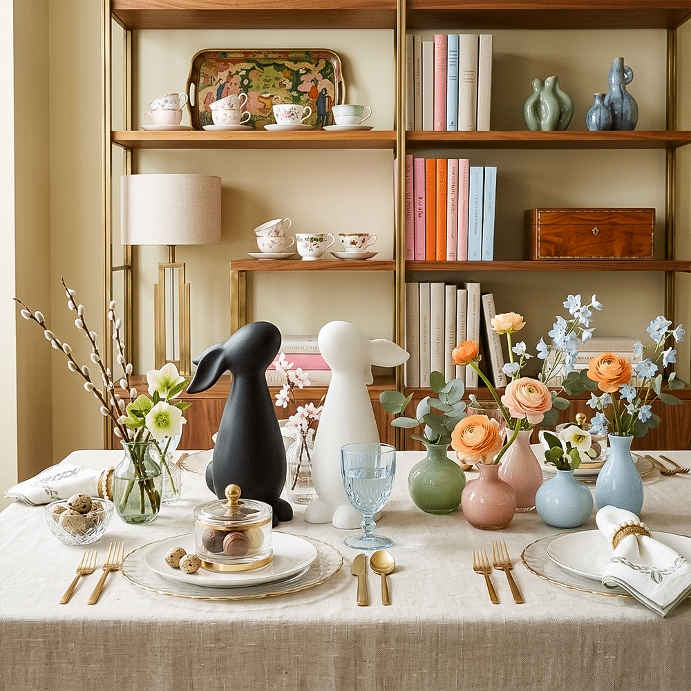 Chic Ears Hasen-Duo - Dekofiguren Set - Ansicht 3