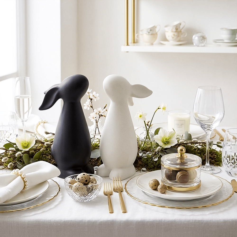 Chic Ears Hasen-Duo - Dekofiguren Set - Ansicht 5