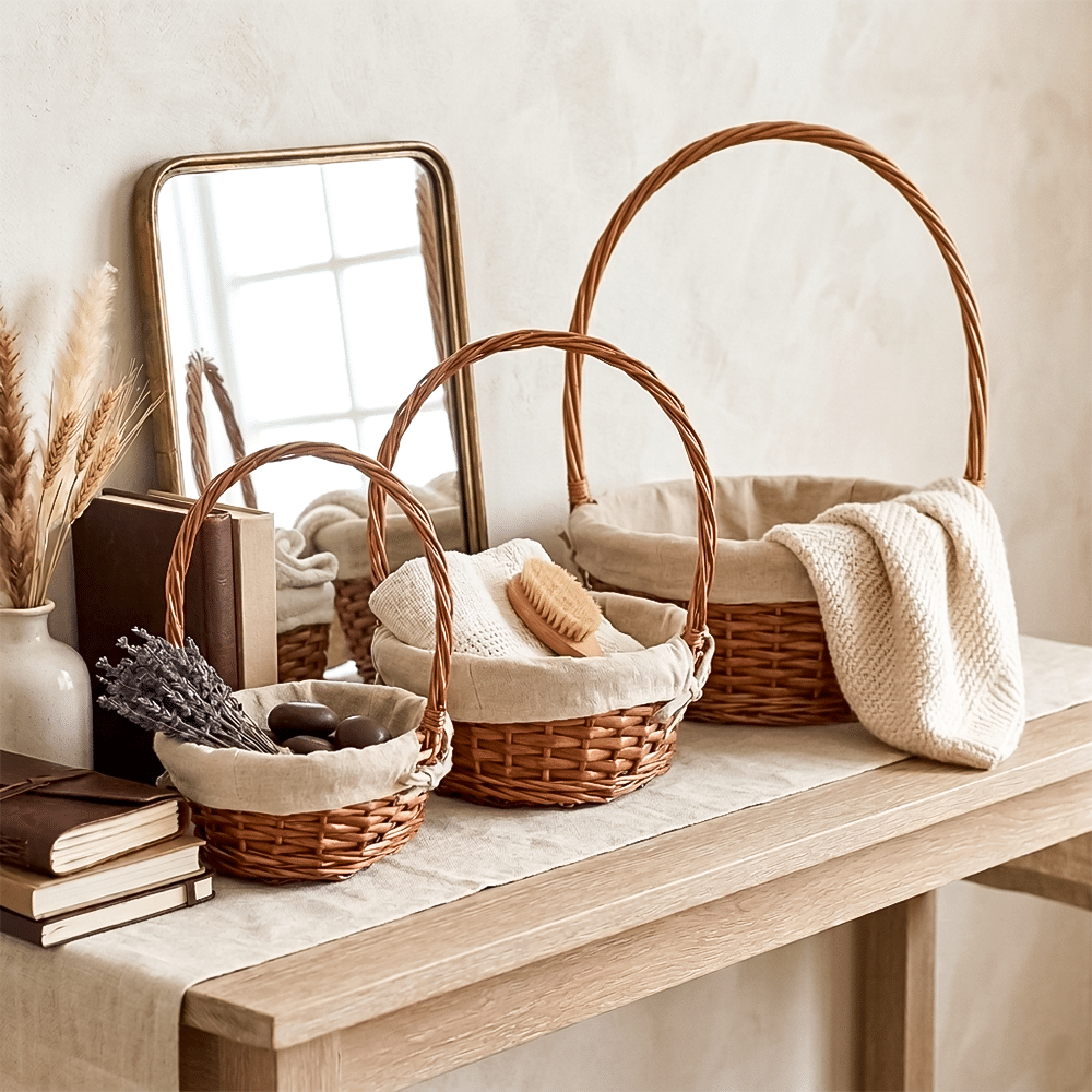 Weidenkörbe 3er-Set - Osterkörbe 3er-Set - Ansicht 5