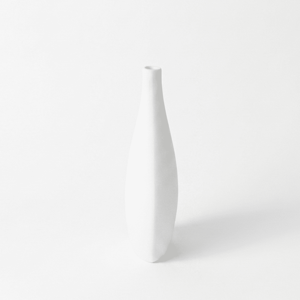 Malmo Vase White - Keramik Dekovase - Ansicht 3