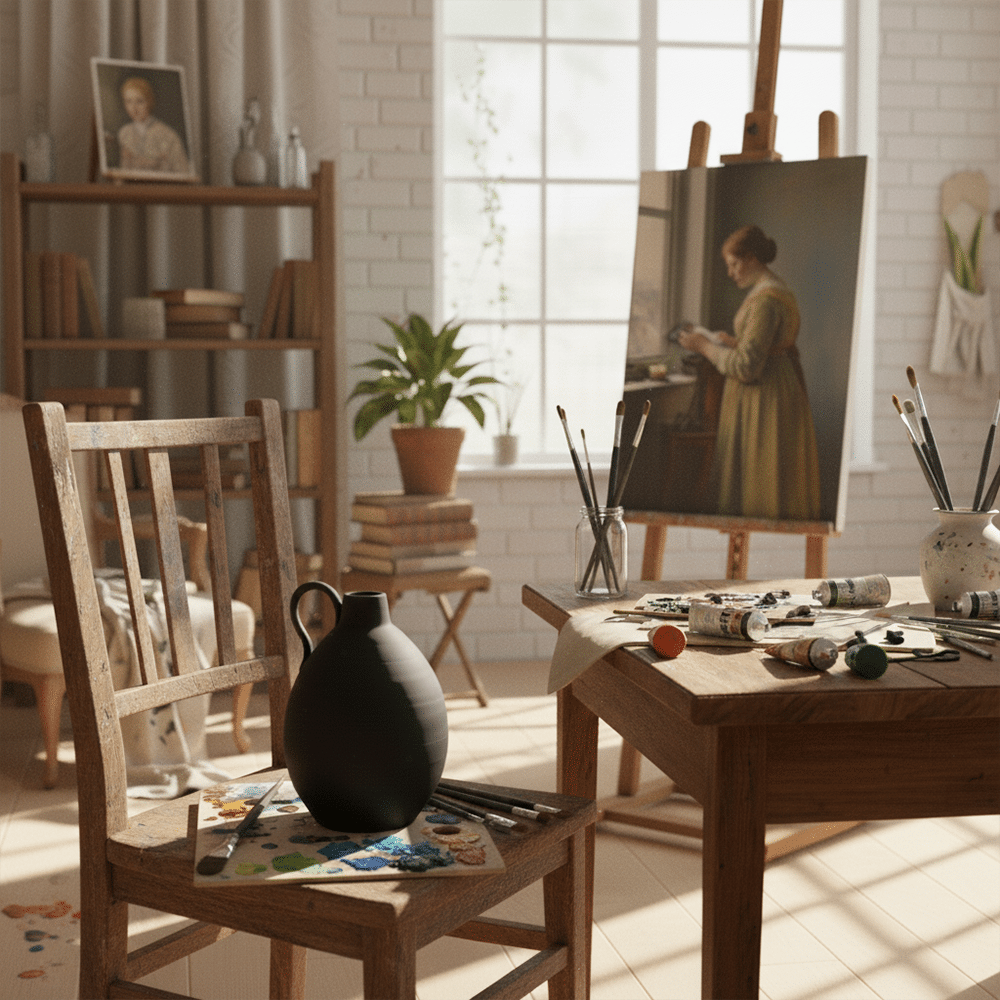 Pescara Vase Black - Keramik Dekovase - Ansicht 6