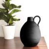 Pescara Vase Black - Keramik Dekovase - Ansicht 1