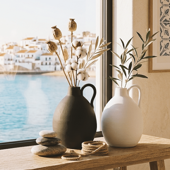 Pescara Vase White - Keramik Dekovase - Ansicht 6