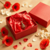 Red Droplet Box - Aromaschmuck - Ansicht 1